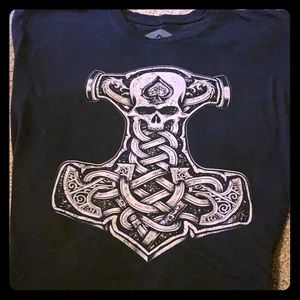 Black Mjolnir T-shirt